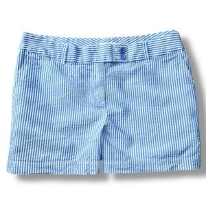 Blue Striped Shorts